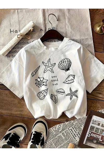 sole stories Premium Oversize Cut Short Sleeve Printed T-Shirt