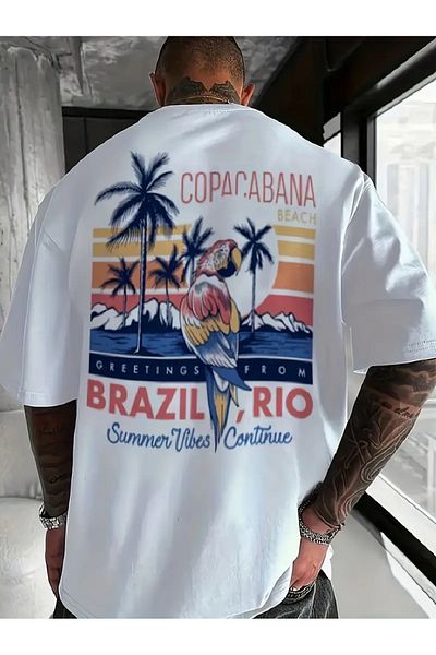 sole stories Premium Oversize Cut Short Sleeve Printed T-Shirt