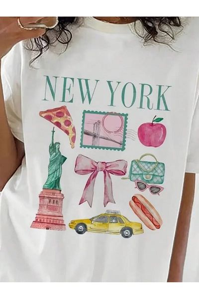 sole stories Premium Oversize Cut Short Sleeve Printed T-Shirt