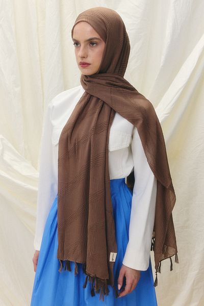 SOFT AKSESUAR Lilyum Tassel Cotton Shal