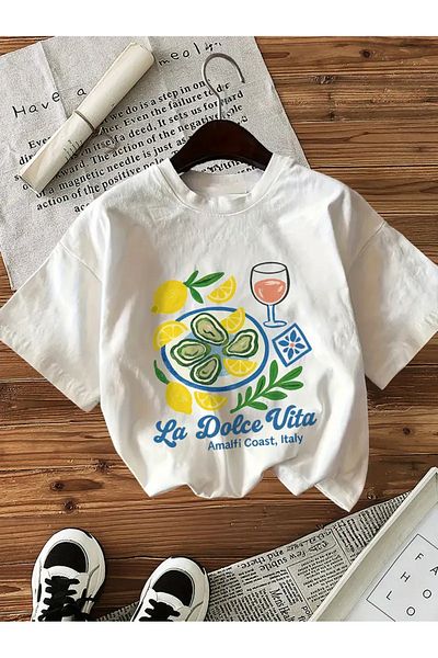 sole stories Premium Oversize Cut Short Sleeve Printed T-Shirt