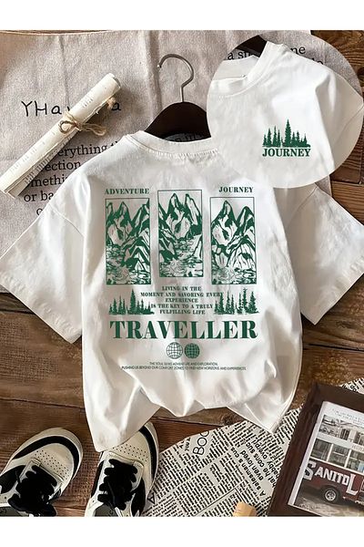 sole stories Premium Oversize Cut Short Sleeve Printed T-Shirt