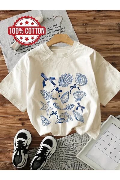 sole stories Premium Oversize Cut Short Sleeve Printed T-Shirt