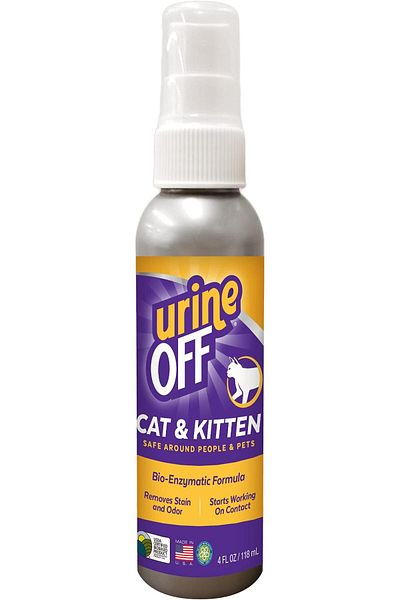 Tropiclean Urine OFF Cat & Kitten Travel Size Spray, 4oz