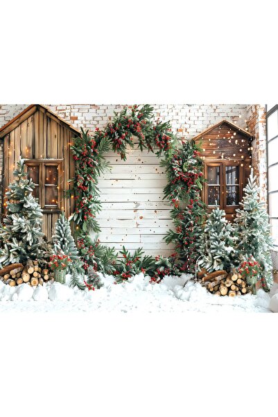 PROMISEBACKDROP2 Yılbaşı Temalı Konsept, Yeni Yıl, Çam Ağacı, Parti, Kutlama, Fotoğraf Çekimi, Kumaş Arka Fon150X200