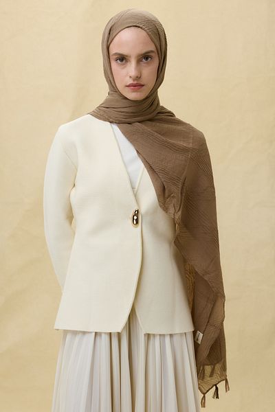 SOFT AKSESUAR Lilyum Tassel Cotton Shal