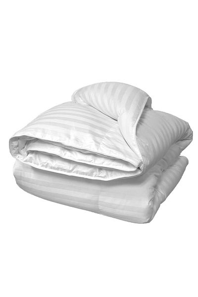 Five Store Pilota matlasata cu umplutura microfibra, invelis din damasc pentru vara, 200 g/mp, alb, 210x230 cm