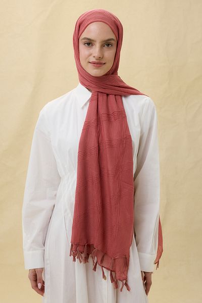 SOFT AKSESUAR Lilyum Tassel Cotton Shal