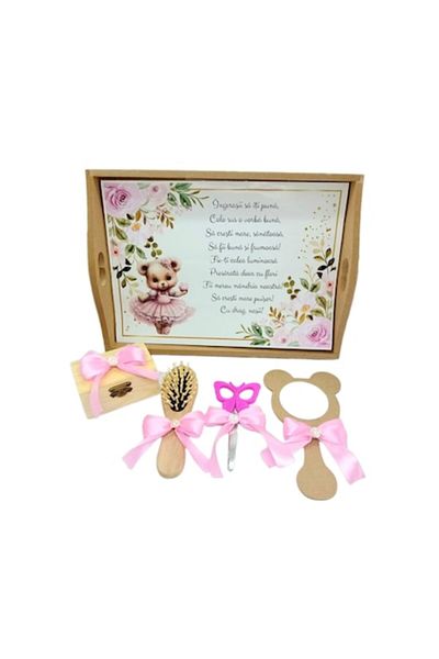 OEM Set mot/turta cu 5 piese, personalizat Urs Balerina