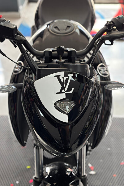 Banxtre Mondial Drift-L için Beyaz Renk LV Kafa Sticker Etiket (1 Adet)