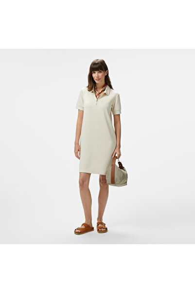 Nautica Kadın Krem Regular Fit Elbise