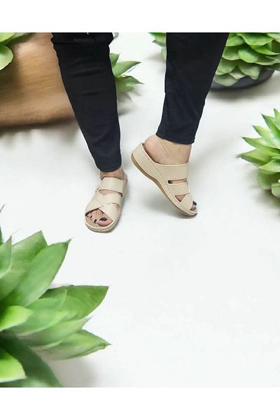 GEZER Γυναικείες παντόφλες με τακούνι Spur Gel Home Out