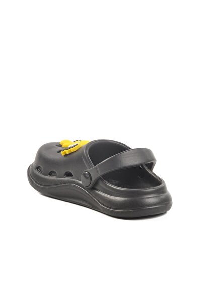 WALKWAY 303 P Children's Black Sabo Slippers