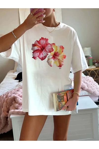 sole stories Premium Oversize Cut Short Sleeve Printed T-Shirt