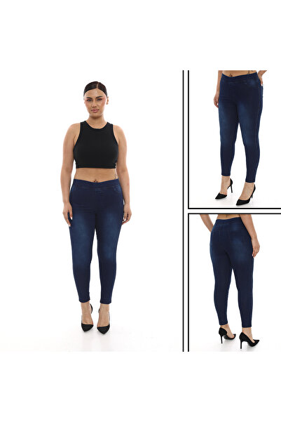 AZEM KOTÇU Kadın Kot Tayt Yüksek Bel Pantolon