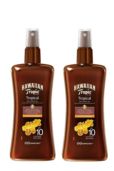 Hawaian Tropic Koruyucu Ve Bronzlaştırıcı Yağ Spf 10 x 2 adet