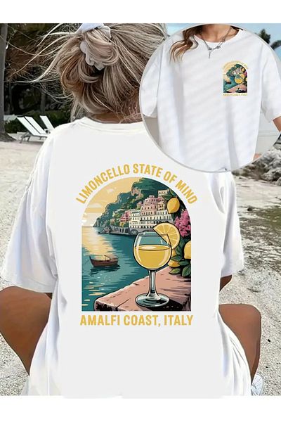 sole stories Premium Oversize Cut Short Sleeve Printed T-Shirt