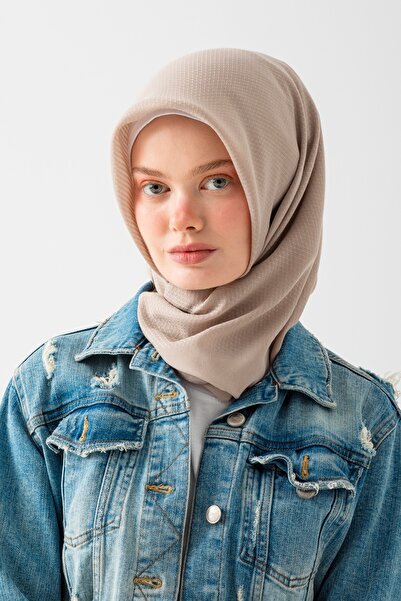 nisaNCa Soft Cotton Jacquard Scarf – Natural Textured, Lightweight and Breathable Fabric- Bamboo Cashew Scarf Soft Textured