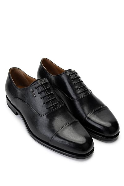 Valentino Men's Genuine Leather Black Classic Shoes