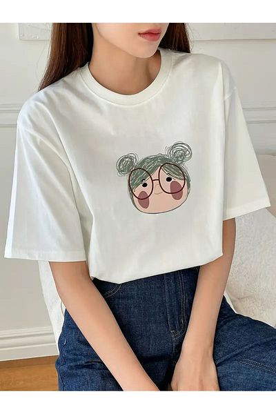 sole stories Premium Oversize Cut Short Sleeve Printed T-Shirt