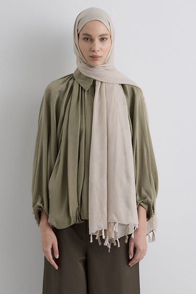 SOFT AKSESUAR Lilyum Tassel Cotton Shal