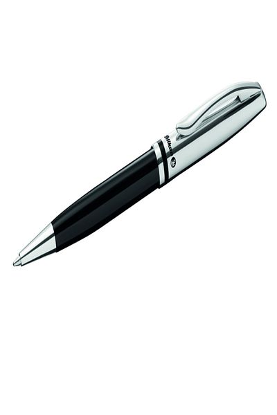 Pelikan Jazz Classic Metal Pen, Black Finish, Blue Ink, Presented in a Cardboard Gift Box