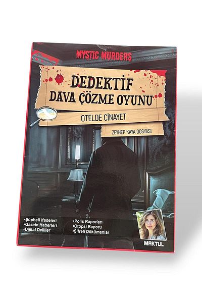 TAKIŞTIR Detective Murder Solving Game - Murder in the Hotel