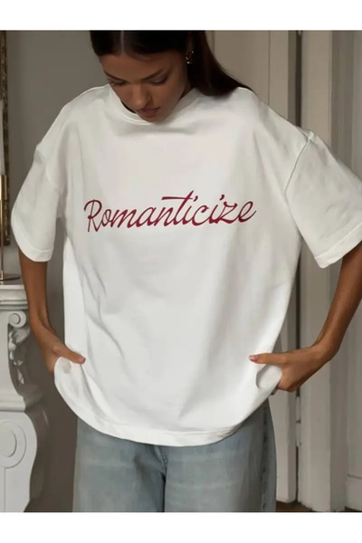 Jose Clothing تي شيرت مطبوع بأكمام قصيرة ومقاس كبير ممتاز