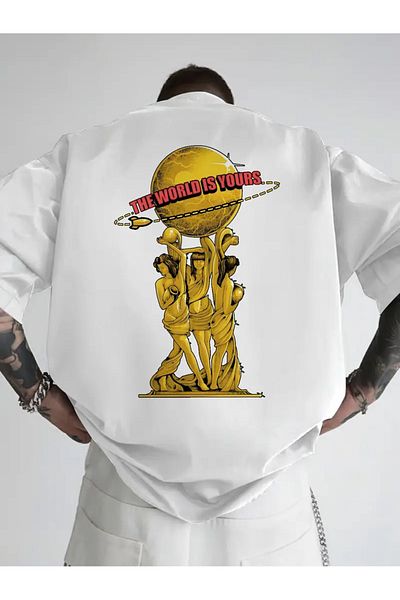 sole stories Premium Oversize Cut Short Sleeve Printed T-Shirt