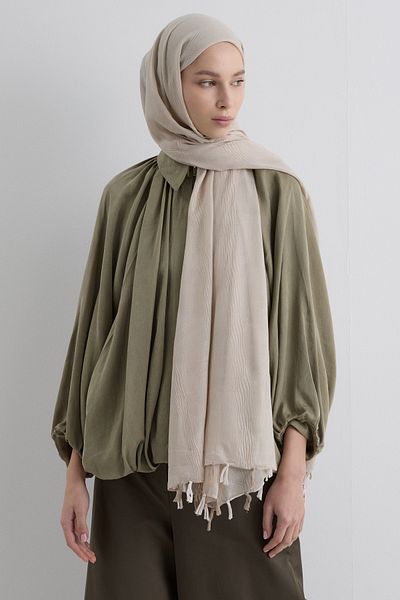 SOFT AKSESUAR Lilyum Tassel Cotton Shal