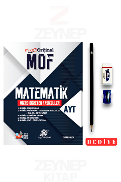 Orijinal Yayınları AYT Matematik Mikro Öğreten Fasiküller MikroOrijinal MÖF(S...