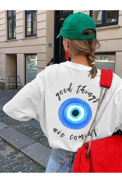 sole stories Premium Oversize Cut Short Sleeve Printed T-Shirt