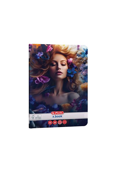 Herlitz Caiet A5, 48 de coli, Dictando, 70 g/m², Design Frumusețe