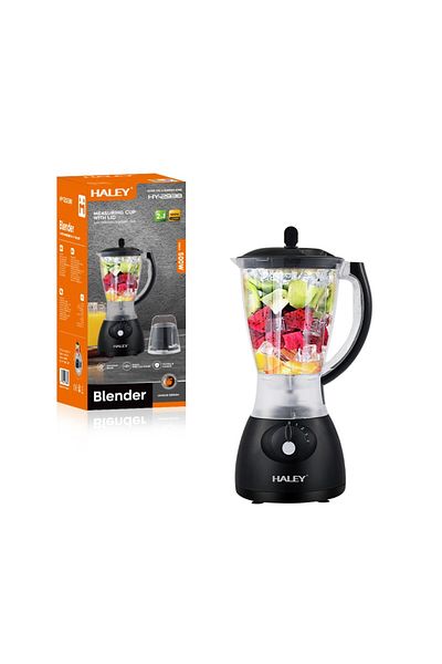 HALEY Blender profesional 2 în 1, 500w, motor din cupru, 1,5l, 4 viteze
