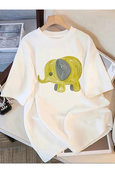 sole stories Premium Oversize Cut Short Sleeve Printed T-Shirt