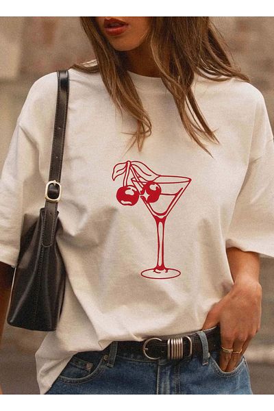 sole stories Premium Oversize Cut Short Sleeve Printed T-Shirt