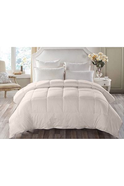 Five Store Pilota matlasata cu microfibra, invelis din damasc pentru iarna, 400 g/mp, bej, 210x230 cm