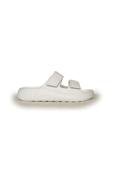 Oregon Shoes Feelup Comfort Sole Eva Bărbați Plajă Piscina Mare Zilnic Papuci Velcro Ecru