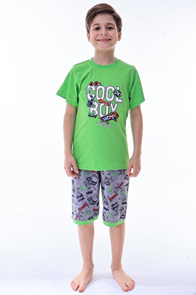 Minigimin Cicileri Miniğimin Cicileri (6-11 ani) Set Capri pentru băiat cu mo...