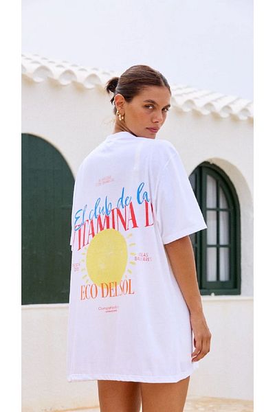 sole stories Premium Oversize Cut Short Sleeve Printed T-Shirt