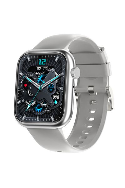 OEM Smartwatch IXIU® G104, 1.83" IPS HD+, BT 5.3, Health & Sports, Silver, Men