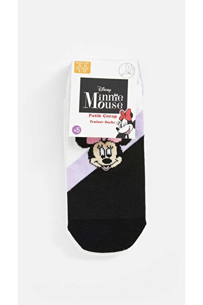 LC Waikiki LCW Παιδικές κάλτσες-μποτάκια για κορίτσια με σχέδιο Minnie Mouse ...