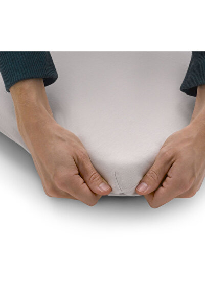 Bugaboo Stardust Mineral White cotton crib sheet 91/51 cm