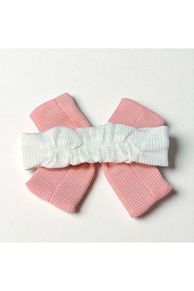 Balgüneş Tekstil Cap&More Hair Band Double Bow Salmon