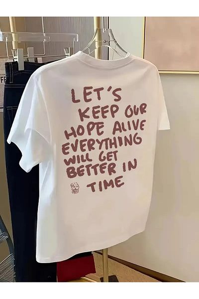 sole stories Premium Oversize Cut Short Sleeve Printed T-Shirt
