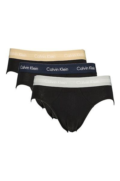 Calvin Klein , Set of briefs with logo waistband - 3 pairs, Anthracite gray, M