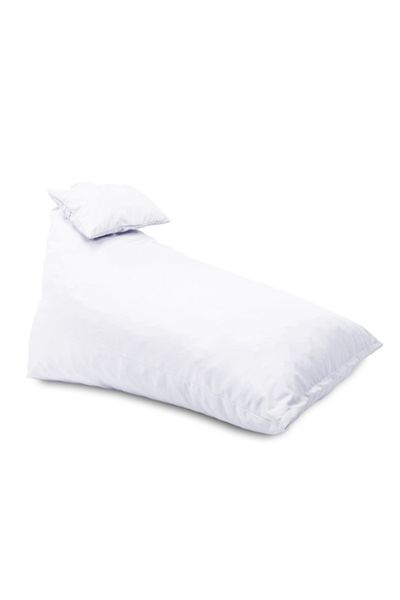 Pufrelax Puff armchair, Kudos, cushion included, waterproof material, White