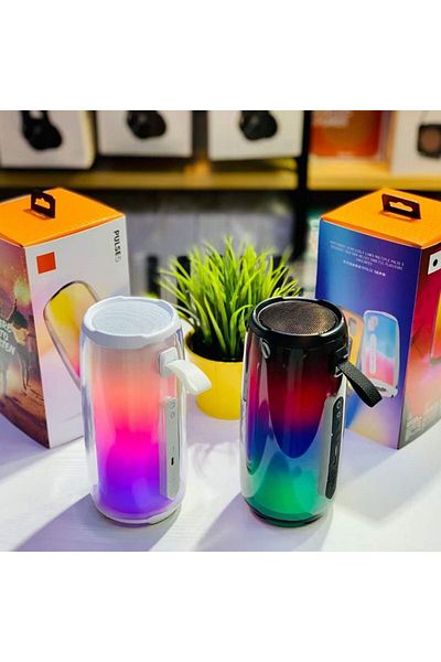 Tescomak Subwoofer cu lumini colorate, difuzor portabil Bluetooth negru