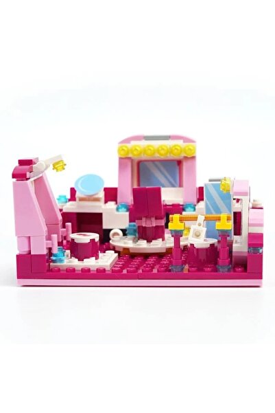 divendi-ro Cuburi de construcție 2 în 1, Salon de înfrumusețare și scenă cu 2...