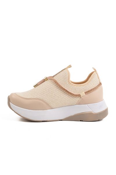 AYK'S Pantofi casual de damă din plasă bej 702498 Z